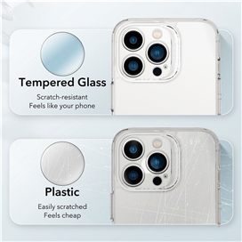 قاب شیشه‌ای آیفون 13 پرو مکس ESR Ice Shield Tempered-Glass Case iPhone 13 Pro Max