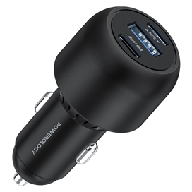شارژر فندکی پاورولوژی Powerology Ultra Quick Car Charger PCCSR007 توان 130 وات