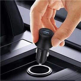 شارژر فندکی پاورولوژی Powerology Ultra Quick Car Charger PCCSR007 توان 130 وات