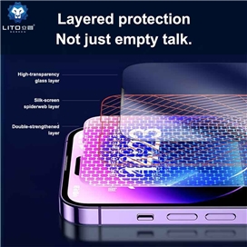 گلس ضد گرد و غبار و باکتری لیتو مناسب برای گوشی آیفون 11 پرو LITO D+ ANTI-DUST ANTI-BACTERIA