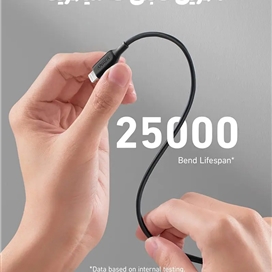 کابل تایپ سی به لایتنینگ نسل پنجم انکر  Anker 541 USB-C to Lightning Cable (180 cm)