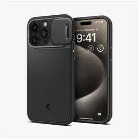 قاب اسپیگن آیفون 15 پرو مکس Spigen Optik Armor (MagFit)