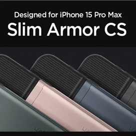قاب اسپیگن آیفون 15 پرو مکس Spigen Slim Armor CS Case iPhone 15 Pro Max