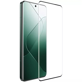 محافظ صفحه شیشه ای دورچسب تمام صفحه نیلکین شیائومی Xiaomi 14 Pro Ultra 3D CP+ Max