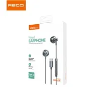 هندزفری تایپ سی رسی Recci L26 Type c Stereo Sound Wired Earphone