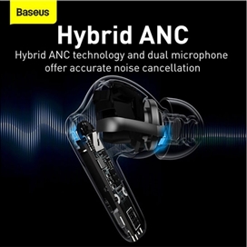 هندزفری بلوتوث دوگوش بیسوس Baseus S2 SIMU ANC TWS Bluetooth Earphones  NGS2-0G