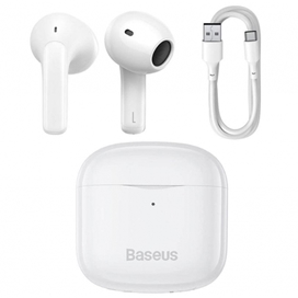 هندزفری بلوتوث دوگوش بیسوس  Baseus E3 Bowie Hi-Fi True Wireless Earphones NGTW080001