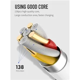 کابل شارژ و انتقال داده لایتنینگ مک دودو Mcdodo CA-538 90Degree Reversible Lightning Cable 1.2M