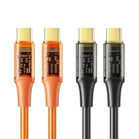 کابل سوپر فست شارژ و انتقال داده تایپ‌سی به تایپ‌سی 1.8 متری مک‌دودو MCDODO CA-211 100W Charging Cable