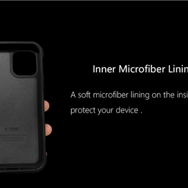 قاب چرمی مارس برند کی دوو مناسب برای آیفون K-DOO Mars Luxurious Case Iphone 12 Pro