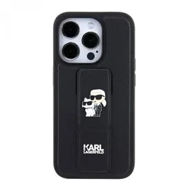 کاور کارل لاگرفلد مدل LEATHER GRIP K&C مناسب برای گوشی موبایل اپل آیفون 15 پرومکس
