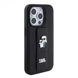 کاور کارل لاگرفلد مدل LEATHER GRIP K&C مناسب برای گوشی موبایل اپل آیفون 15 پرومکس