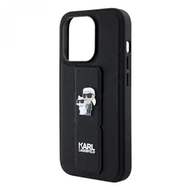 کاور کارل لاگرفلد مدل LEATHER GRIP K&C مناسب برای گوشی موبایل اپل آیفون 15 پرومکس