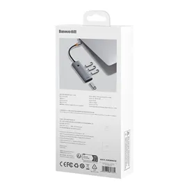 هاب 4 پورت تایپ سی بیسوس Baseus Hub UltraJoy Series 4-Port Type-C B0005280B811-08