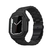 بند و گارد اپل واچ سری لاکچری Luxury Stainless Steel Protection apple Watch 44/45 mm