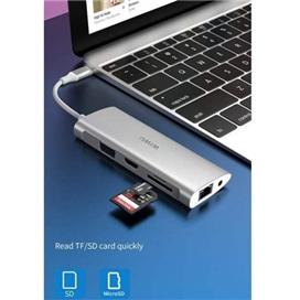 هاب 11 پورت USB-C WIWUمدل Alpha 11