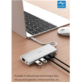 هاب 11 پورت USB-C WIWUمدل Alpha 11