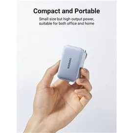 شارژر دیواری 65 وات با سه پورت USB-C و USB-A یوگرین مدل CD306
