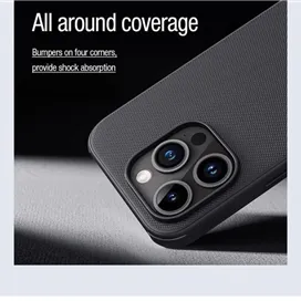 کاور نیلکین مدل Frosted Shield Pro Magnetic مناسب برای گوشی موبایل اپل Apple iPhone 15 Pro Max