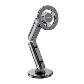 پایه نگهدارنده مغناطیسی موبایل گرین لاین مدل Green Lion Foldable Magnetic Car Mount GNFLMAGCMTBK
