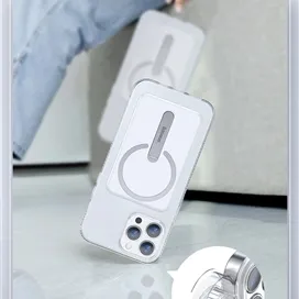 قاب محافظ مگنتی بیسوس آیفون Apple iPhone 13 Pro Max Baseus Magnetic Phone Case ARCX000202 استند دار