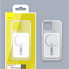 قاب محافظ مگنتی بیسوس آیفون Apple iPhone 13 Pro Max Baseus Magnetic Phone Case ARCX000202 استند دار