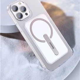 قاب محافظ مگنتی بیسوس آیفون Apple iPhone 13 Pro Max Baseus Magnetic Phone Case ARCX000202 استند دار