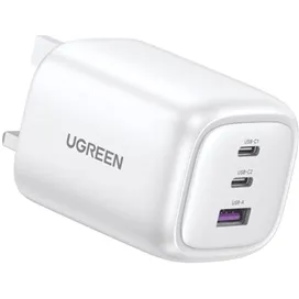 شارژر دیواری 65 وات با سه پورت USB-C و USB-A یوگرین مدل CD306