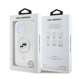کاور کارل لاگرفلد اورجینال مدل MAGSAFE CLEAR K&C مناسب برای گوشی موبایل اپل آیفون 16 پرومکس