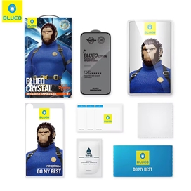 گلس برند بلوئو Blueo مدل Blueo Crystal Anti-scratch مناسب برای Apple iPhone 15 Pro Max بهمراه ابزار نصب