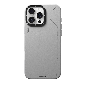 قاب برند یانگکیت مدل Youngkit Simple Matte Leather Case magsafe مناسب برای Apple iPhone 16 Pro Max