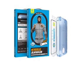 گلس فول برند بلوئو BLUEO Anti dust HD glass anti static with applicator مناسب برای Apple iPhone 16