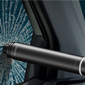 چکش اضطراری و چراغ قوه خودرو بیسوس Baseus Savior Window Breaking Flashlight CRSFH-B01