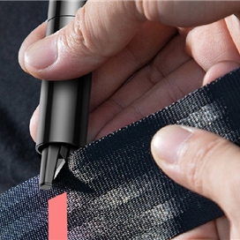 چکش اضطراری بیسوس Baseus Sharp Tool Safety Hammer CRSFH-0G دارای کاتر کمربند