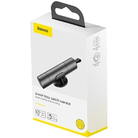 چکش اضطراری بیسوس Baseus Sharp Tool Safety Hammer CRSFH-0G دارای کاتر کمربند