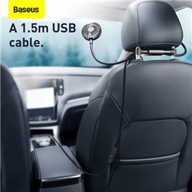 پنکه صندلی اتومبیل بیسوس Baseus Blustery Car Two-Headed Vehicle Fan CXJF-01 دارای دو فن
