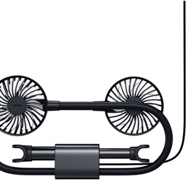 پنکه صندلی اتومبیل بیسوس Baseus Blustery Car Two-Headed Vehicle Fan CXJF-01 دارای دو فن