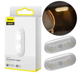 پک دوتایی چراغ داخل خودرو بیسوس Baseus Capsule Car Interior Lights DGXW-01 2x