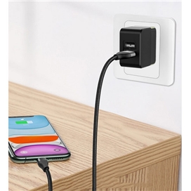 کابل لایتنینگ به USB / Type-C دو کاره Baseus Dual Output CATLYW-G01 توان 18 وات طول 1 متر