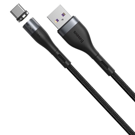 کابل مگنتی Type C بیسوس Baseus Zinc Magnetic CATXC-N01 طول 1 متر توان 5 آمپر