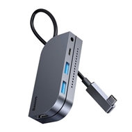 هاب چندکاره بیسوس Baseus Bend Angle Multi-Functional Type C HUB CAHUB-CWJ0G