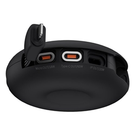 کابل مگنتی سه سر Baseus Zink Magnetic Retractable CAMLC-01 طول 1 متر و توان 20 وات دارای سیم جمع کن