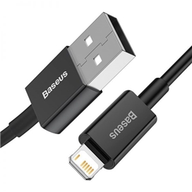 کابل لایتنینگ بیسوس Baseus Superior Series USB to iP CALYS-01 طول 25 سانتی متر و توان 2.4 آمپر