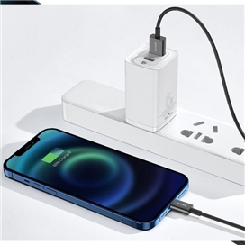 کابل لایتنینگ بیسوس Baseus Superior Series USB to iP CALYS-01 طول 25 سانتی متر و توان 2.4 آمپر