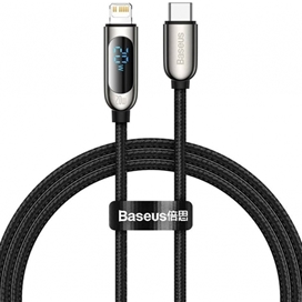 کابل لایتنینگ به Type C بیسوس Baseus Crystal Shine Fast Data Cable CAJY000201 طول 1.2 متر توان 20 وات