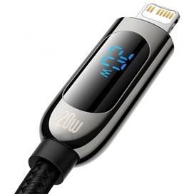 کابل لایتنینگ به Type C بیسوس Baseus Crystal Shine Fast Data Cable CAJY000201 طول 1.2 متر توان 20 وات