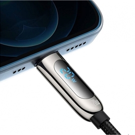 کابل لایتنینگ به Type C بیسوس Baseus Crystal Shine Fast Data Cable CAJY000201 طول 1.2 متر توان 20 وات