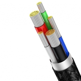 کابل لایتنینگ به Type C بیسوس Baseus Crystal Shine Fast Data Cable CAJY000201 طول 1.2 متر توان 20 وات