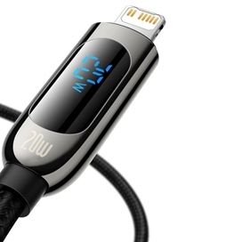 کابل لایتنینگ به Type C بیسوس Baseus Crystal Shine Fast Data Cable CAJY000201 طول 1.2 متر توان 20 وات