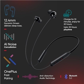 هندزفری بلوتوثی گردنی وان پلاس مدل Bullets Wireless Z2 ANC